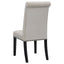 Tufted Rolled Backrest Side Chairs (Set of 2)