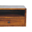 Lunar - 2 Drawer Wall Mounted Media Unit - Brown