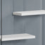 Bookshelf, Bookcase, Etagere, 5 Tier, Office, Glossy Contemporary & Modern - White