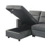 Ivy - Reversible Sleeper Sectional Sofa With Storage Chaise And Side Pocket