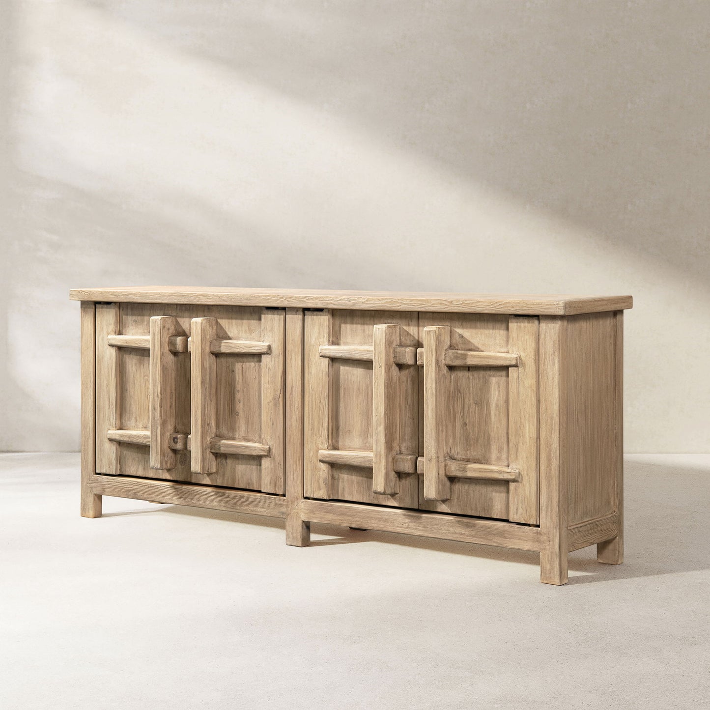 Rowan - 4 Door Sideboard Cabinet - Natural