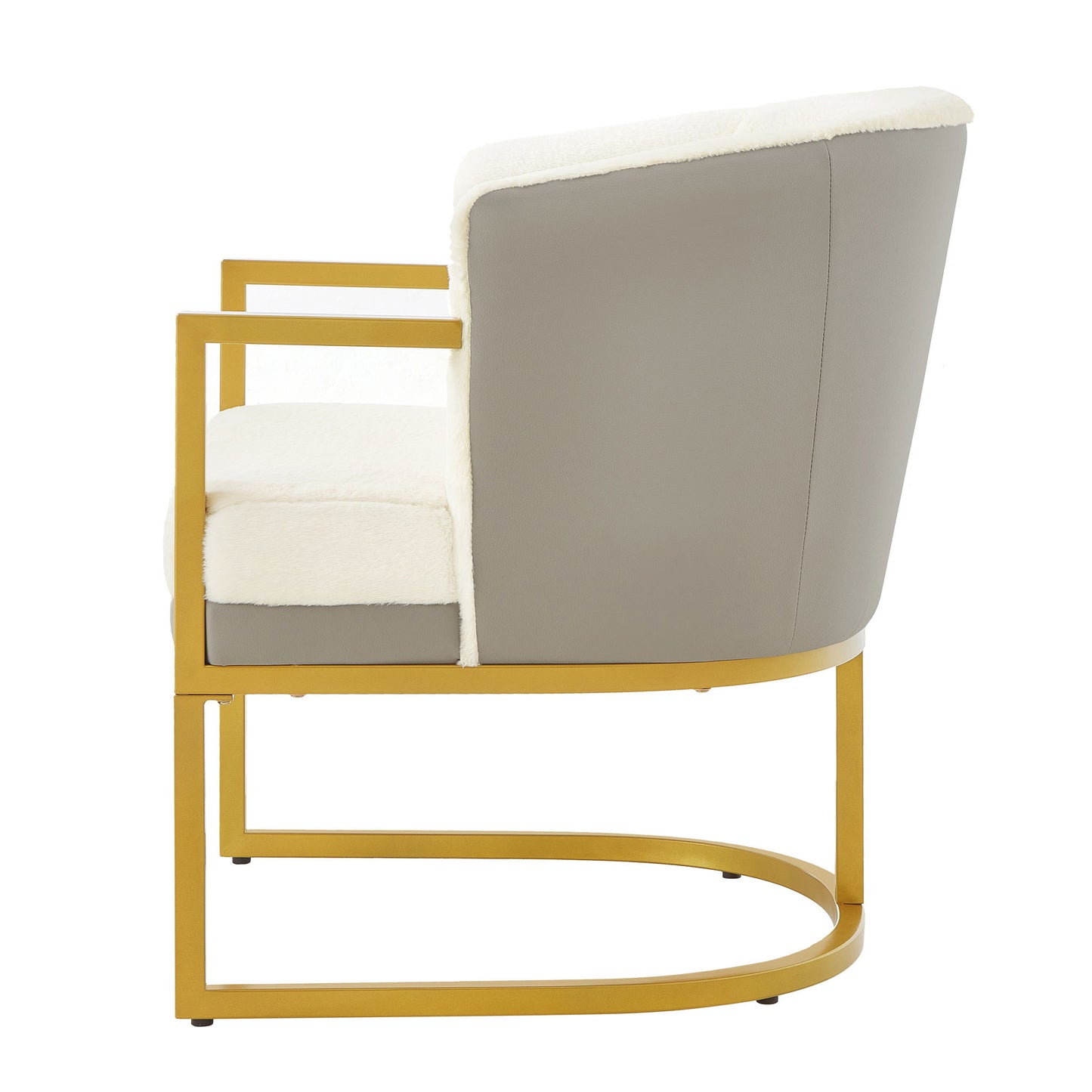 Upholstered Reading Accent Armchair For Living Room