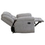 Sebring - Upholstered Glider Recliner Chair With Manual Recline And Smooth Gliding Motion - Gray