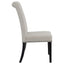 Tufted Rolled Backrest Side Chairs (Set of 2)