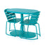 3 Piece Elegant Outdoor Bistro Set With 2 Chairs And Oval Table