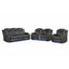 Benz - Power Recliner Set With LED Lighting And USB Charging