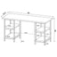Salvaged - 4 Shelf Writing Desk With Hollow Board - Brown