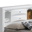 Modern Design Storage Bed With Bookcase Headboard