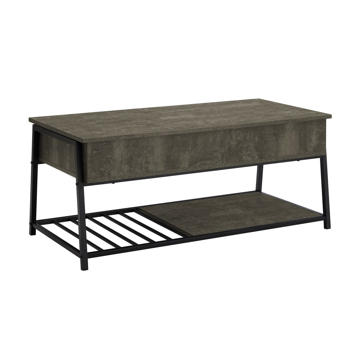 Contemporary Coffee Table, Lift Top, Rectangular