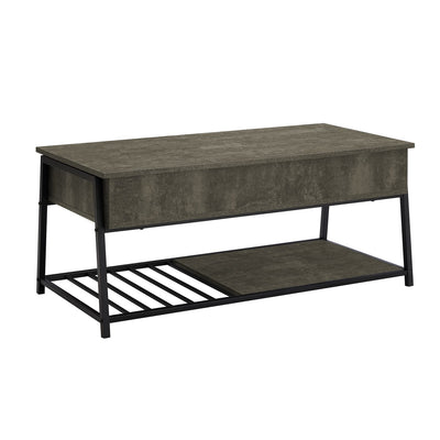 Contemporary Coffee Table, Lift Top, Rectangular
