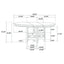 Ingall - 5 Piece Set With Storage Table And Upholstered Chairs - Medium Gray
