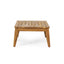Hueber - Outdoor And Rope 4 Seater Chat Set With Cushions - Teak
