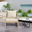 Modern Curved Aluminum Lounge Chair With Stylish Rope Weave Design And Cushioned Comfort For Outdoor