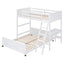 Full Over Full Bunk Bed With Desk