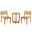 Outdoor 3 Pieces Dining Set - Teak