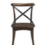 Kaelyn - Metal Side Chair (Set of 2) - Dark Oak