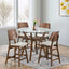 Oscar - Round Glass Counter Table Set