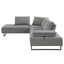 Harnal - L-Shape Sectional Adjustable Back Comfort Focused Sofa - Taupe