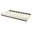 Full Size Daybed With Trundle And Nailhead Decoration - Wood