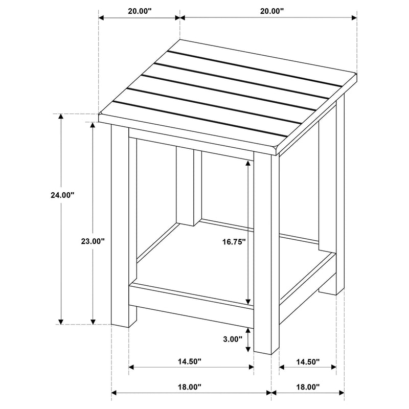 Castleton - Coffee And End Table Set With Storage