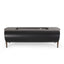 Vernon - Rectangle Fire Pit 50, 000 Btu - Dark Gray