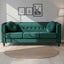 Chesterfield Sofa With Square Arms For Living Room