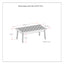 Palmetto - Outdoor Coffee Table - Light Teak