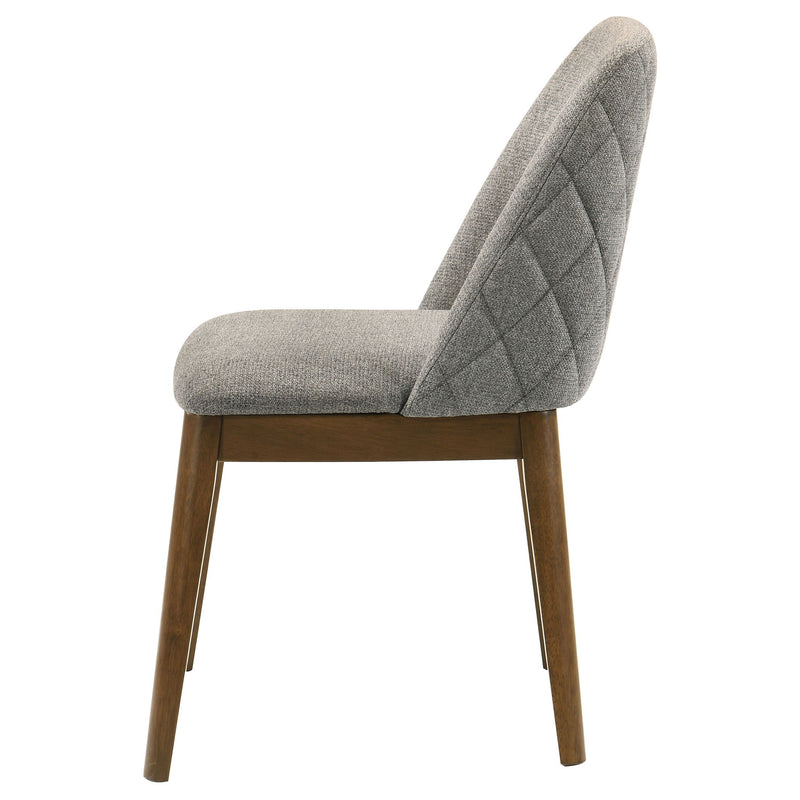 Hutchins - Dining Side Chair (Set of 2) - Gray / Brown