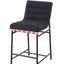 Lahni - 17" Boucle Fabric Counter Height Chair