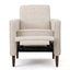 Mid-Century Modern Recliner With Button Tufted Waffle Stitch