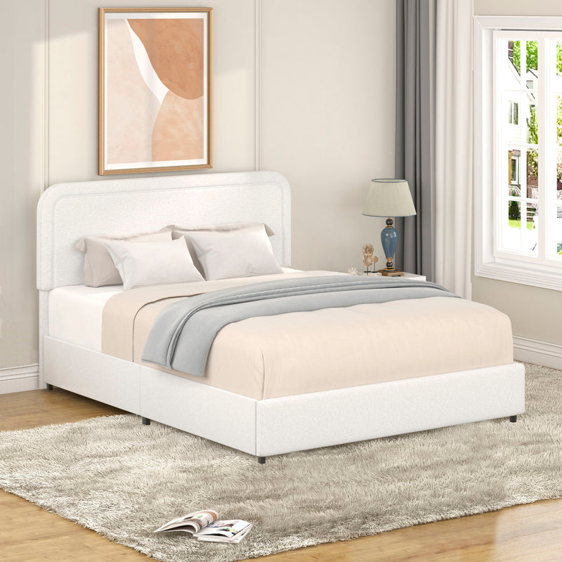 Liv - Cama plataforma tapizada con cajones patentada