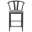 Tazman - Counter Height Dining Side Chair (Set of 2) - Gray