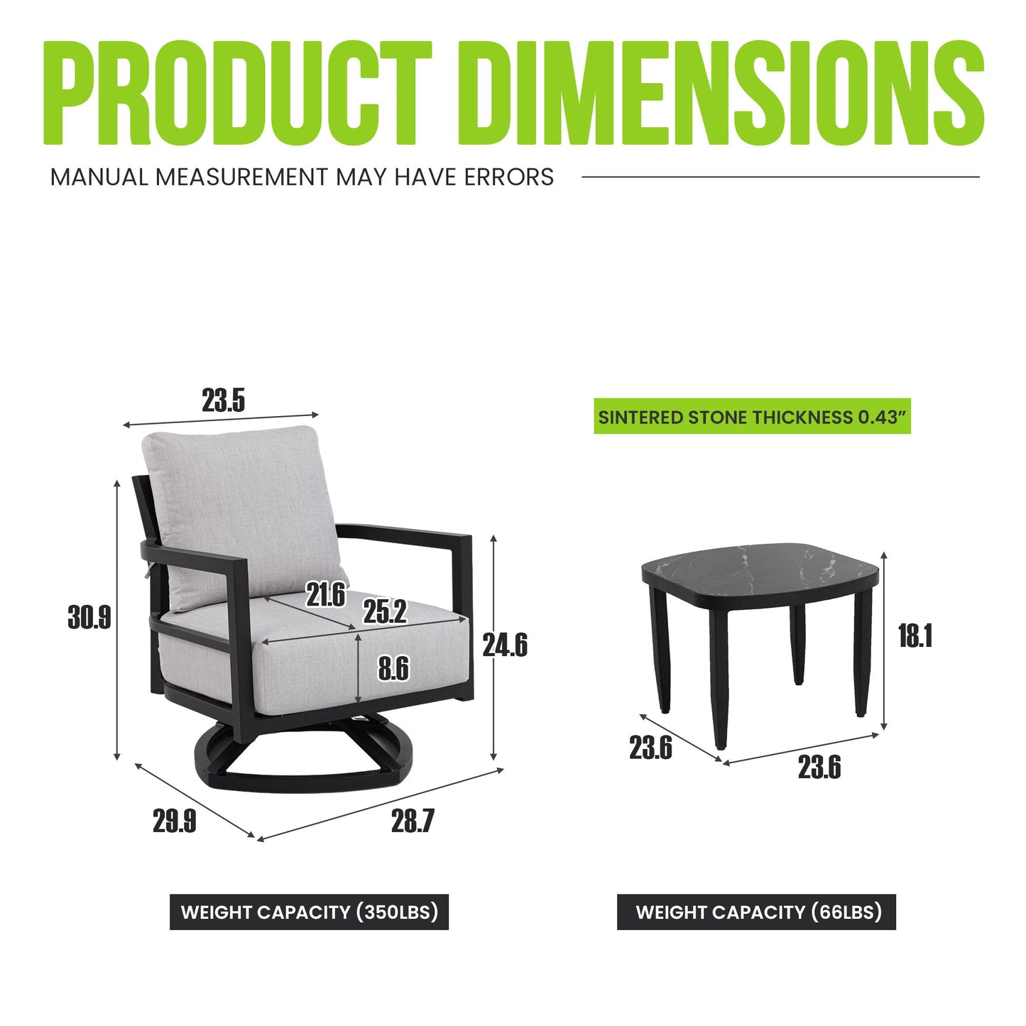 Outdoor Patio Furniture Set