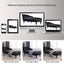 Velvet Chaise Lounge, Button Tufted Right Arm Facing Lounge Chair With Nailhead Trim For Living Room - Black
