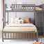 Bunk Bed With 6 Drawers And Flexible Shelves, Bottom Bed With Wheels