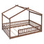 Bed House Bed Frame With Fence