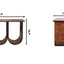 Triple Open Style Coffee Table - Beige / Brown