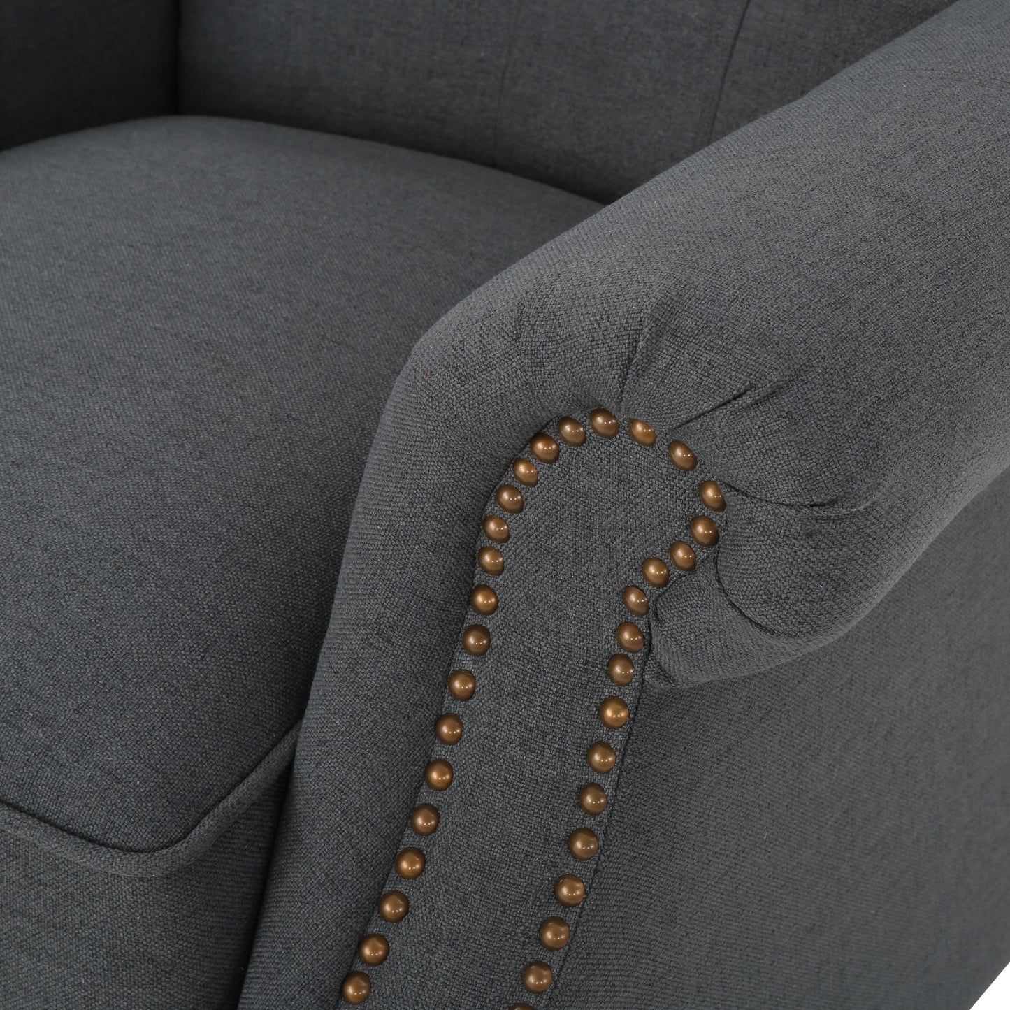 Modern Manual Push Back Recliner Chair