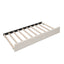 Queen Size Upholstered Platform Bed With USB And Twin Trundle - Beige