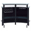 Keystone - Home Bar With Stemware & Wine Storage - Black