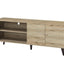 Amidon - TV Stand, With 2 Storage Shelves And 1 Cabinet