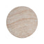 Outdoor / Indoor Travertine Side Table Lightweight