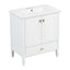 Freestanding Vanity With 1 Drawer & 2 Soft Close Doors With Door Mounted Storage