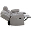 Sebring - 2 Piece Upholstered Reclining Sofa Set With Manual Recline - Gray