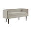 Farrah - Accent Bench With Low Back & Sides - Cream