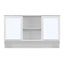 Wall Mounted Bathroom Medicine Cabinet With Double Mirrored Doors