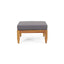 Bianca - Outdoor 3 Seater Sofa Chat Set With Ottoman - Teak