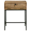 Wyrik - Rectangular Side End Table - Honey