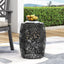 Modern Design Metal End Table, Large