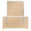 James - 6 Drawer Dresser With Mirror - White